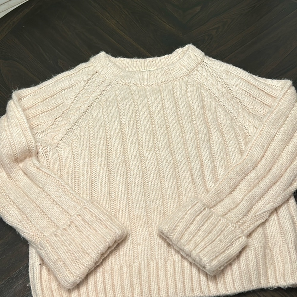 Chunky cream sweater by A.N.A.
